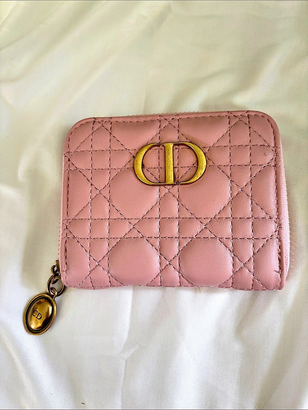 Inspired Zip Wallet in Pink